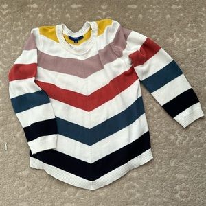 Colorful cotton sweater